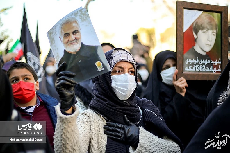 (تصاویر) تشییع ۱۵۰ شهید گمنام در تهران